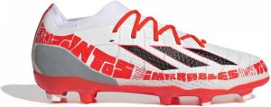 Adidas Kids adidas X Speedportal Messi.1 Gras Voetbalschoenen(FG)Kids Wit Rood Zwart