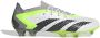 Adidas Predator Accuracy.1 Low Gras Voetbalschoenen (FG) Wit Grijs Felgeel Zwart - Thumbnail 3