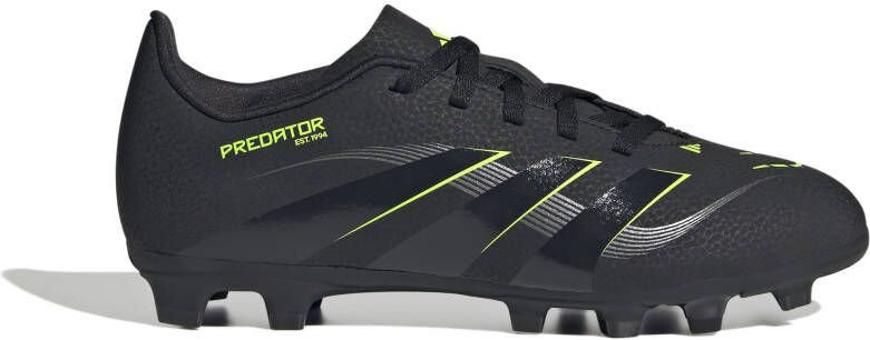 Adidas Predator Club Gras Kunstgras Voetbalschoenen (MG) Kids Zwart Donkergrijs Neongeel - Foto 2