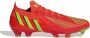 Adidas Predator Edge.1 Low Firm Ground Voetbalschoenen Solar Red Team Solar Green Core Black Dames - Thumbnail 2