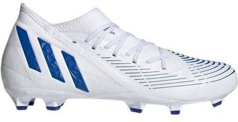 adidas Predator Edge.3 Gras Voetbalschoenen(FG)Wit Blauw Wit