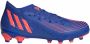 Adidas Predator Edge.3 Gras Kunstgras Voetbalschoenen (MG) Blauw Rood - Thumbnail 1