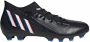 Adidas Predator Edge.3 Multi Ground Voetbalschoenen Core Black Cloud White Vivid Red Dames - Thumbnail 2