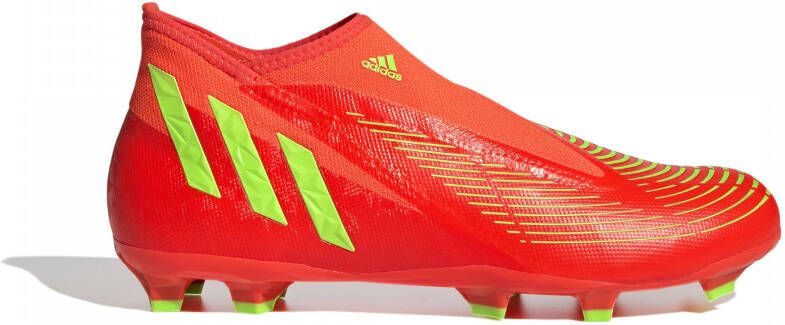 adidas Predator Edge.3 Veterloze Gras Voetbalschoenen(FG)Rood Groen