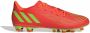 Adidas Perfor ce Predator Edge.4 FxG Sr. voetbalschoenen rood limegroen - Thumbnail 4