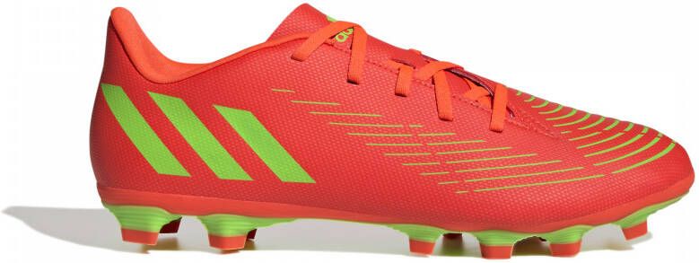 Adidas Perfor ce Predator Edge.4 FxG Sr. voetbalschoenen rood limegroen - Foto 8