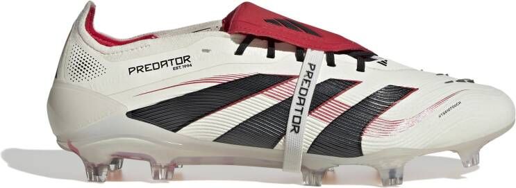 Adidas Predator Elite FT Gras Voetbalschoenen (FG) Wit Zwart Rood