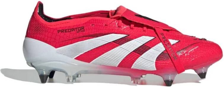 Adidas Predator Elite FT IJzeren-Nop Voetbalschoenen (SG) Rood Wit Zwart