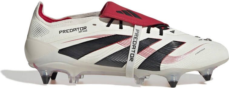 Adidas Predator Elite FT IJzeren-Nop Voetbalschoenen (SG) Wit Zwart Rood