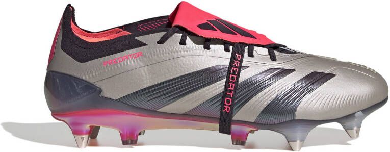Adidas Predator Elite FT IJzeren-Nop Voetbalschoenen (SG) Zilver Zwart Roze - Foto 2