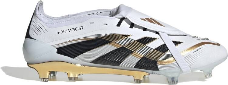 Adidas Predator Elite FT Teamgeist Gras Voetbalschoenen (FG) Wit Zwart Goud