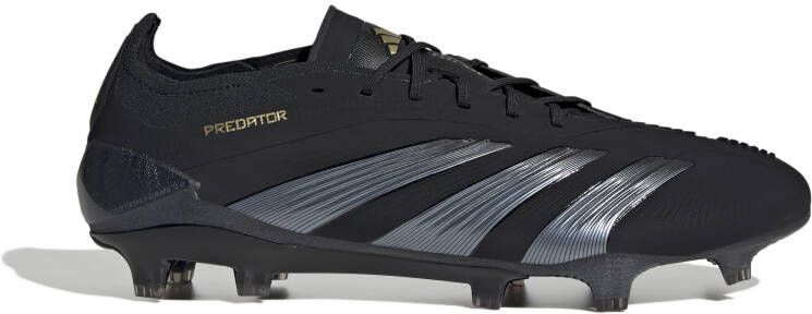 adidas Predator Elite Gras Voetbalschoenen (FG) Zwart Grijs Goud