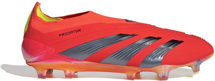 Adidas Predator Elite Veterloze Gras Voetbalschoenen (FG) Rood Zwart Geel - Foto 2