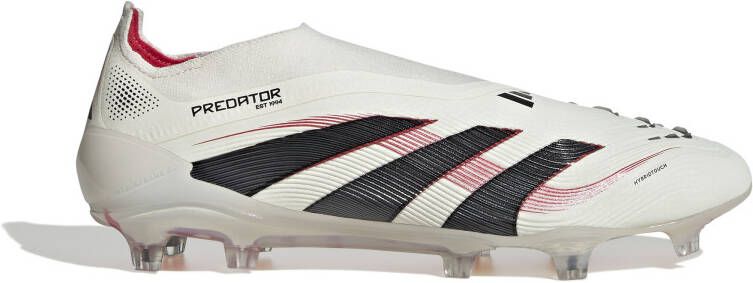Adidas Predator Elite Veterloze Gras Voetbalschoenen (FG) Wit Zwart Rood