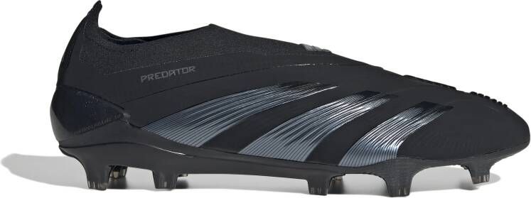 Adidas Predator Elite Veterloze Gras Voetbalschoenen (FG) Zwart Donkergrijs