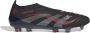 Adidas Predator Elite Veterloze Gras Voetbalschoenen (FG) Zwart Grijs Rood - Thumbnail 1