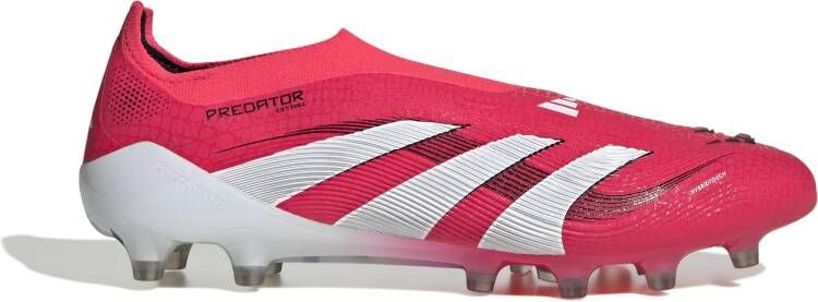 Adidas Predator Elite Veterloze Kunstgras Voetbalschoenen (AG) Rood Wit Zwart