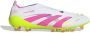Adidas Predator Elite Veterloze Kunstgras Voetbalschoenen (AG) Wit Roze Neongeel - Thumbnail 1