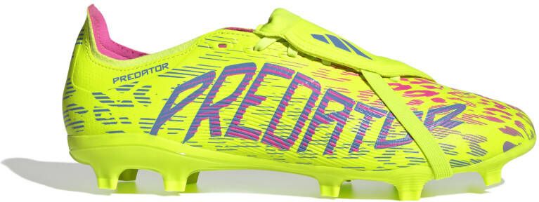 Adidas Predator League FT Gras Kunstgras Voetbalschoenen (MG) Neongeel Blauw Roze