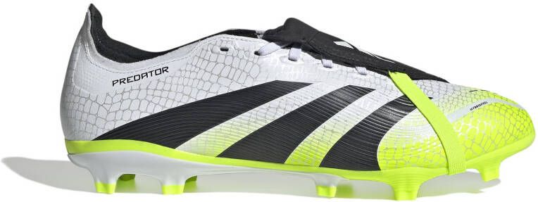 Adidas Predator League FT Gras Kunstgras Voetbalschoenen (MG) Wit Zwart Neongeel