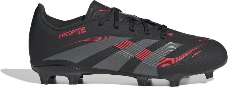 Adidas Predator League Gras Kunstgras Voetbalschoenen (MG) Kids Zwart Grijs Rood