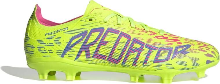 adidas Predator League Gras Kunstgras Voetbalschoenen (MG) Neongeel Blauw Roze