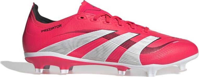 adidas Predator League Gras Kunstgras Voetbalschoenen (MG) Rood Wit Zwart