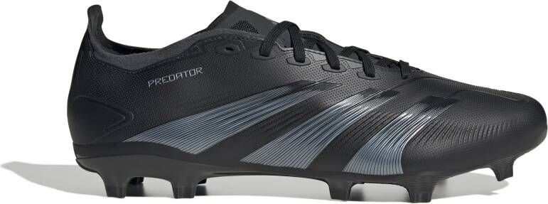 Adidas Predator League Gras Voetbalschoenen (FG) Zwart Donkergrijs