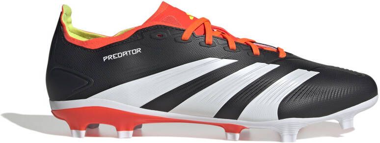 Adidas Predator League Gras Voetbalschoenen (FG) Zwart Wit Felrood