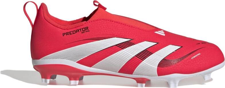Adidas Predator League Veterloze Gras Kunstgras Voetbalschoenen (MG) Kids Rood Wit Zwart