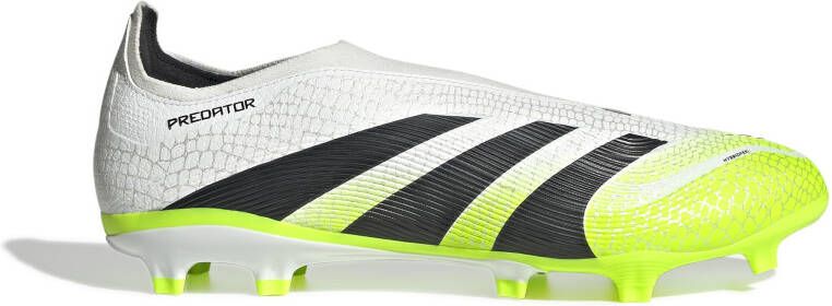 Adidas Predator League Veterloze Gras Kunstgras Voetbalschoenen (MG) Wit Zwart Neongeel
