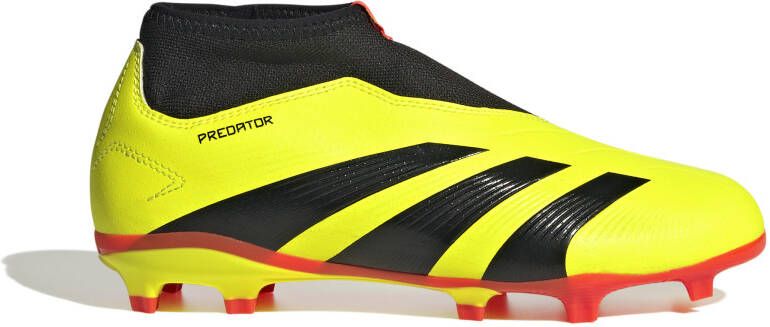 Adidas Predator League Laceless FG Junior Team Solar Yellow 2 Core Black Solar Red Team Solar Yellow 2 Core Black Solar Red - Foto 2