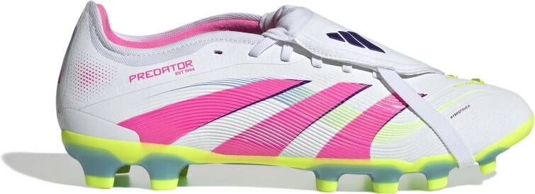 Adidas Predator Pro FT Gras Kunstgras Voetbalschoenen (MG) Wit Roze Neongeel