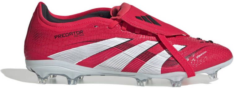adidas Predator Pro FT Gras Voetbalschoenen (FG) Rood Wit Zwart