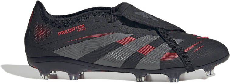 Adidas Predator Pro FT Gras Voetbalschoenen (FG) Zwart Grijs Rood