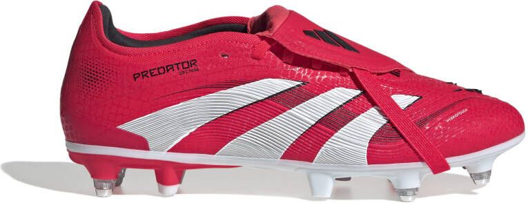 Adidas Predator Pro FT IJzeren-Nop Voetbalschoenen (SG) Rood Wit Zwart