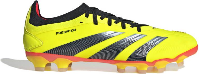 Adidas Predator Pro Gras Kunstgras Voetbalschoenen (MG) Felgeel Zwart Rood