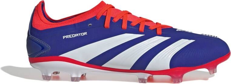 Adidas Predator Pro Gras Voetbalschoenen (FG) Blauw Wit Rood