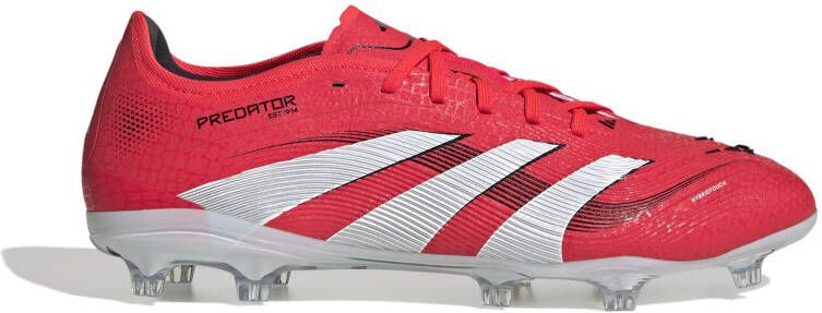 Adidas Predator Pro Gras Voetbalschoenen (FG) Rood Wit Zwart