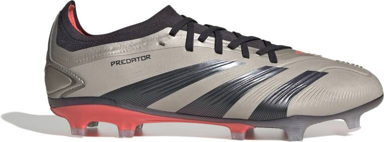 Adidas Predator Pro Gras Voetbalschoenen (FG) Zilver Zwart Roze