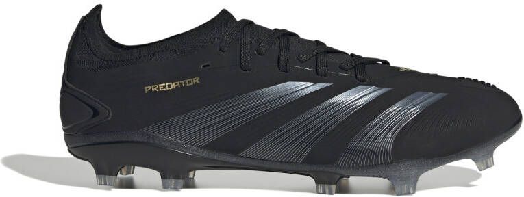 Adidas Predator Pro Gras Voetbalschoenen (FG) Zwart Grijs Goud