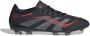 Adidas Predator Pro Gras Voetbalschoenen (FG) Zwart Grijs Rood - Thumbnail 1