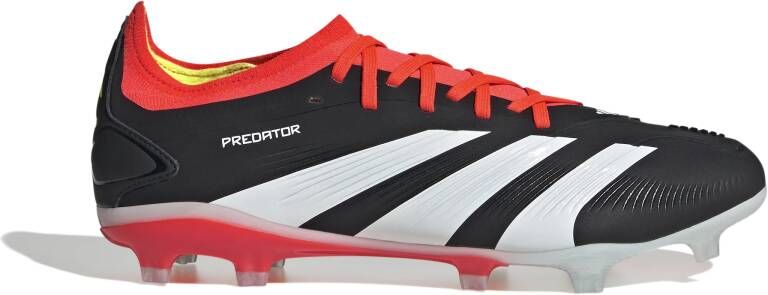 Adidas Predator Pro Gras Voetbalschoenen (FG) Zwart Wit Felrood