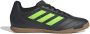 Adidas Super Sala 2 Zaalvoetbalschoenen (IN) Zwart Groen Bruin - Thumbnail 2