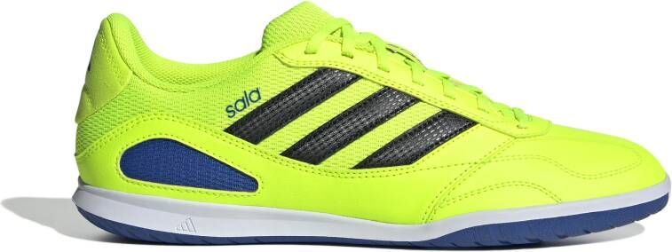 Adidas Super Sala III Zaalvoetbalschoenen (IN) Neongeel Zwart Blauw