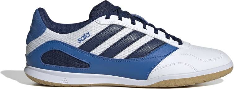 Adidas Super Sala III Zaalvoetbalschoenen (IN) Wit Blauw Donkerblauw