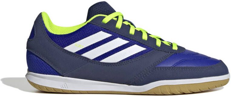 Adidas Top Sala Competition II Zaalvoetbalschoenen (IN) Kids Blauw Donkerblauw Wit Neongeel