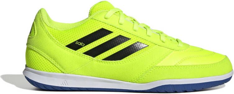 Adidas Top Sala Competition II Zaalvoetbalschoenen (IN) Kids Neongeel Zwart Blauw