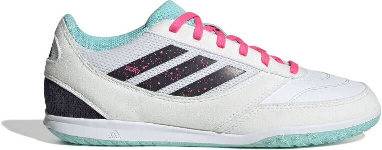 Adidas Top Sala Competition II Zaalvoetbalschoenen (IN) Kids Wit Zwart Turquoise Roze