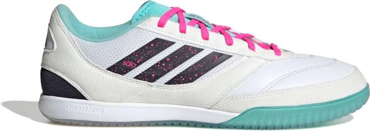 Adidas Top Sala Competition II Zaalvoetbalschoenen (IN) Wit Zwart Turquoise Roze